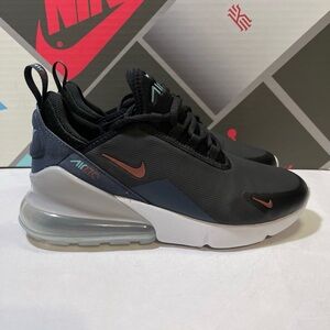 Nike Air Max 270 GS Black Thunder Blue Blue Dark Pony